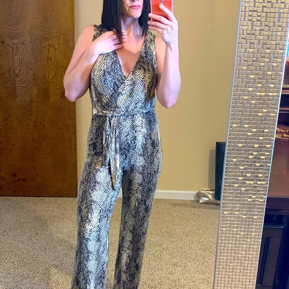 Snakeskin jumpsuit